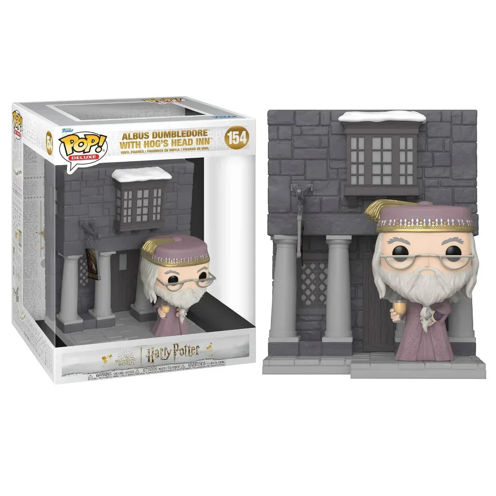 Funko Pop Deluxe Albus Dumbledore with Hog’s Head Inn #154 - Harry Potter #154 Primeira Linha